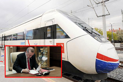 Cumhurbaşkanı Erdoğan imzayı attı: Bursa'nın beklediği hızlı tren için önemli gelişme!