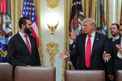 ABD Başkanı Trump, Suriye Cumhurbaşkanı Şara ile görüştü