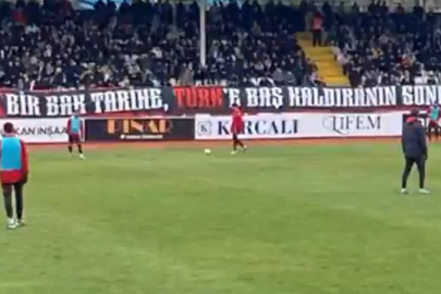 İnegölspor'dan pankart açıklaması: Arkasındayız