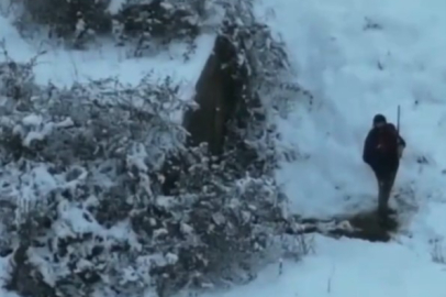 Kaçak avcılar dronla tespit edildi