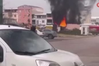 Bursa'da trafo cayır cayır yandı!