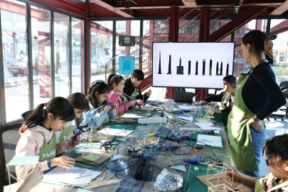 Bursa Nilüferli çocukların tatili dolu dolu geçiyor