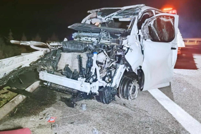 Bursa'da zırhlı araç takla attı! 80 milyon liralık altın kayboldu