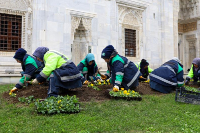 Bursa kışın da çiçek bahçesine dönüşüyor