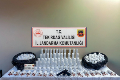Tekirdağ’da narkotik operasyonu: Yüklü miktarda sentetik ecza ele geçirildi