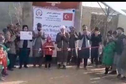 Bursalı hayırsever hanımlar Afganistan'da su kuyusu açtı