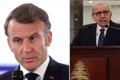Fransa Cumhurbaşkanı Macron Lübnan Başbakanı Selam ile Paris'te görüştü