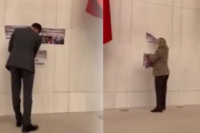 Meclis'te dikkat çeken anlar! CHP'liler astı, AK Partili vekil söktü...