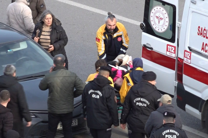 Samsun Cumhuriyet Meydanı'nda otopark girişinde kaza: 1 yaralı