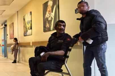 Bursa'da tamir sırasında hava bastığı lastik patladı