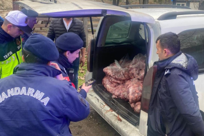 Zonguldak'ta 450 kilogram bozuk et ele geçirildi