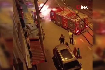 Bursa'da alev alev yandı! Küle döndü...