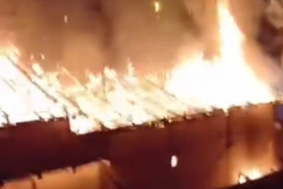 Düzce’de mobilya atölyesi küle döndü