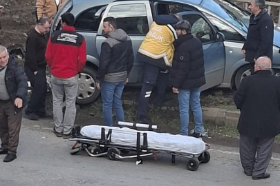 Trabzon'da direksiyon başında kalp krizi geçirip kaza yapan sürücü öldü