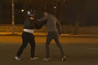 Ankara'da trafikteki kavga kamerada