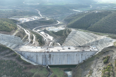 Bursa Karacabey Gölecik Barajı çalışmaları devam ediyor