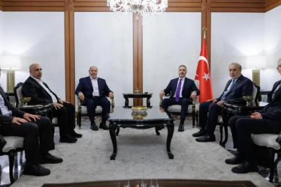 Hakan Fidan Ankara'da Hamas heyetiyle görüştü