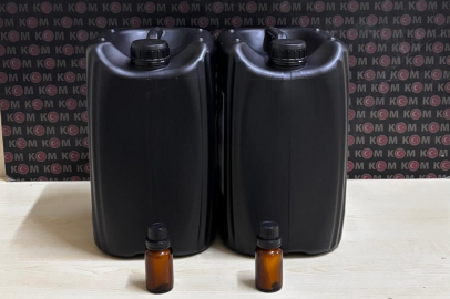 Bartın'da 10 litre etil alkol ele geçirildi