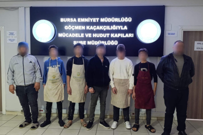 Bursa’da kaçak işçi operasyonu: 5’i çocuk 5 yabancı uyruklu şahıs yakalandı!