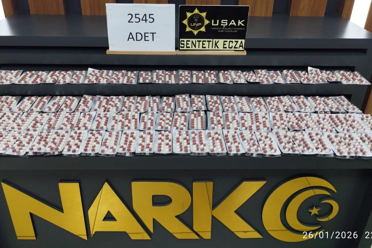 Uşak'ta uyuşturucu operasyonunda 6 kişi tutuklandı