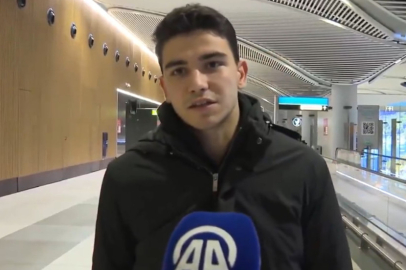 Yasin Özcan, Beşiktaş için İstanbul'a geldi