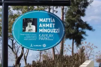İzmir'de Ahmet Minguzzi'nin adı ölümsüzleştirildi