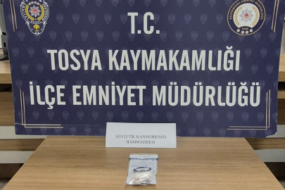 Kastamonu'da durdurulan araçta uyuşturucuyla yakalanan bir şüpheli tutuklandı