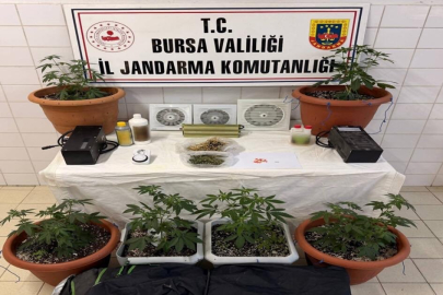 Bursa'da evine klima takıp uyuşturucu imalathanesine çevirdi