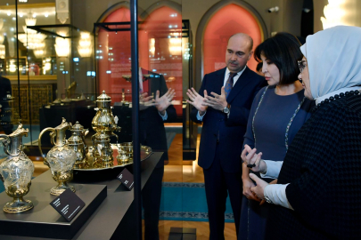 Emine Erdoğan, Özbekistan Cumhurbaşkanı'nın eşi Ziroat Mirziyoyeva ile bir araya geldi