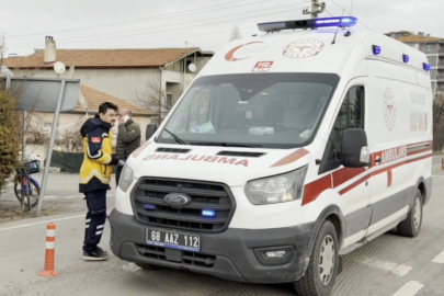 Aksaray'da kamyonet bisiklete çarptı: 1 yaralı