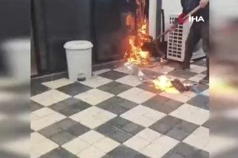 Bursa'da yazlık evde yangın paniği!