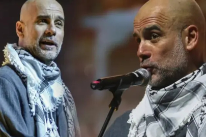 Guardiola'dan Filistin'e destek