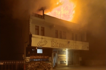 Kastamonu’da çıkan çatı yangını itfaiye tarafından söndürüldü