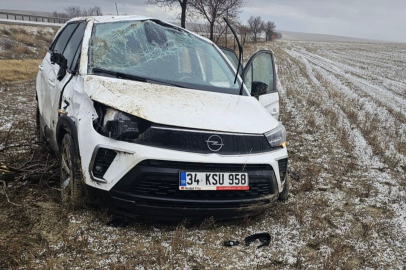 Konya'da aniden bastıran dolu ve fırtına kazalara neden oldu: 2 yaralı