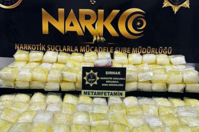 Çekiciye gizlenmiş 142 kilogram uyuşturucu ele geçirildi