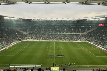 Bursaspor tribünlerinde muhteşem ambiyans! 35 bin 240...