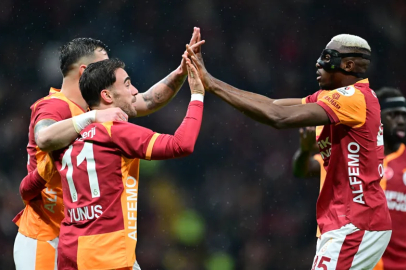 Galatasaray evinde 4 golle coştu