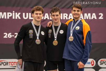 Osmangazi Belediyesporlu Arda Meriç’ten bronz madalya