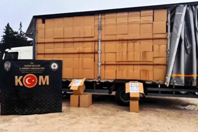 Bursa’da 8,7 milyon makaron ve 1,6 ton kaçak tütün ele geçirildi