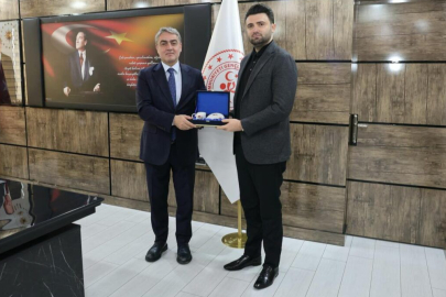 Enes Çelik'ten Gençlik ve Spor İl Müdürü Rahmi Aksoy’a ziyaret