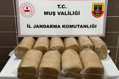 Muş'ta 50 kilo kaçak tütün ele geçirildi