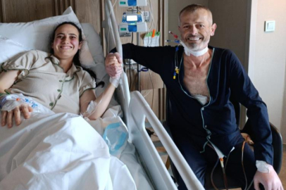 Bursa'da kızının karaciğeri ile hayata tutundu