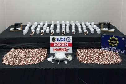 Elazığ’da 802 gram kokain ele geçirildi: 1 şahıs tutuklandı