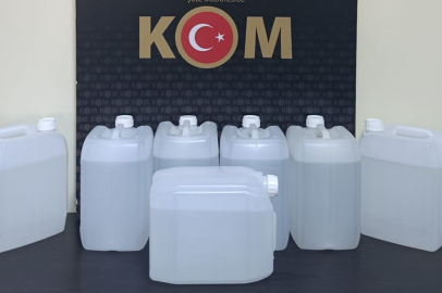 Aydın’da 45 litre etil alkol ele geçirildi