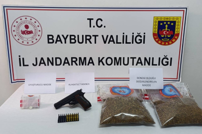 Bayburt'ta jandarma ekiplerinden uyuşturucu operasyonu: 6 şüpheli yakalandı