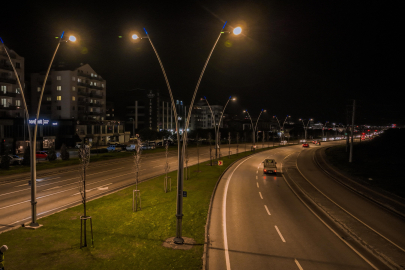 Bursa'da Çalı Yolu Büyükşehir ile aydınlandı