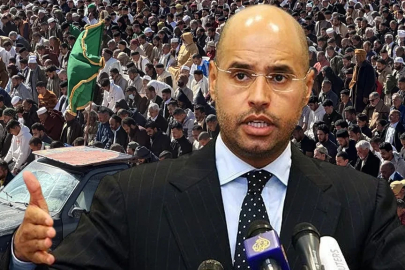 Suikasta uğrayan Seyfülislam Kaddafi toprağa verildi! Cenazeye bayraklar damga vurdu