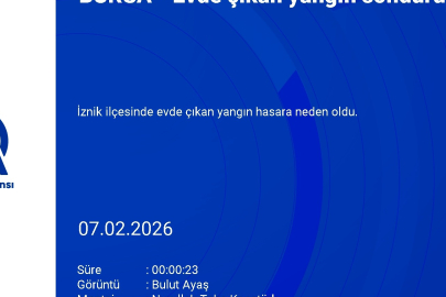 Bursa'da 2 katlı kerpiç ev alevlere teslim oldu!