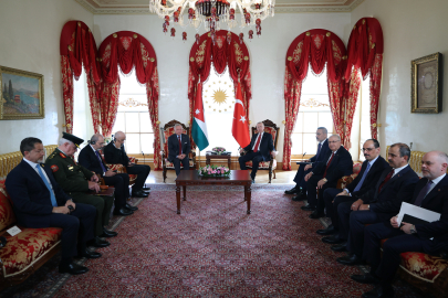 Cumhurbaşkanı Erdoğan, Ürdün Kralı 2. Abdullah ile bir araya geldi