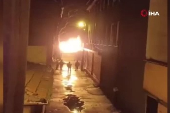 Bursa'da depo yangını!